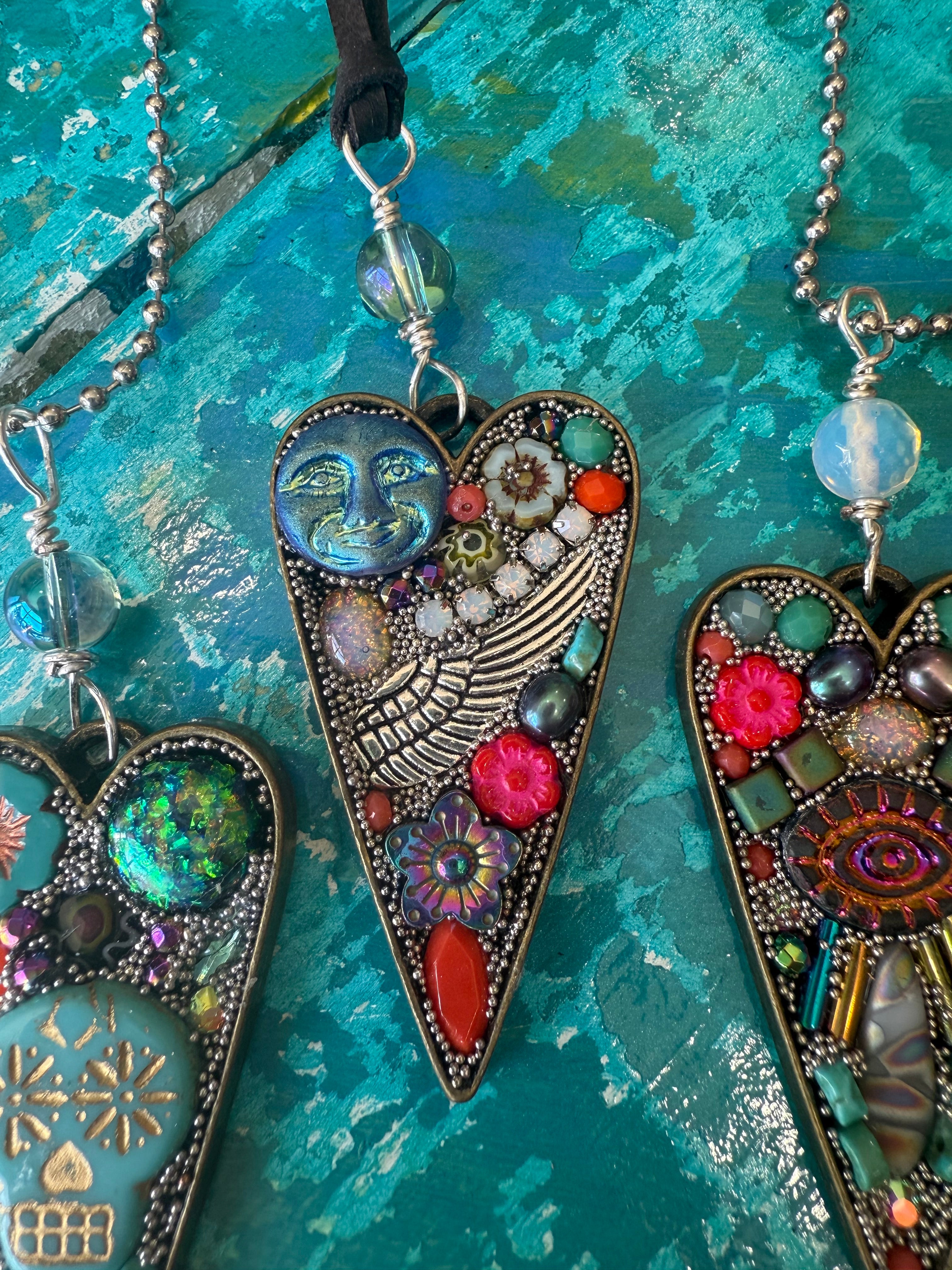 Mosaic Heart Necklace