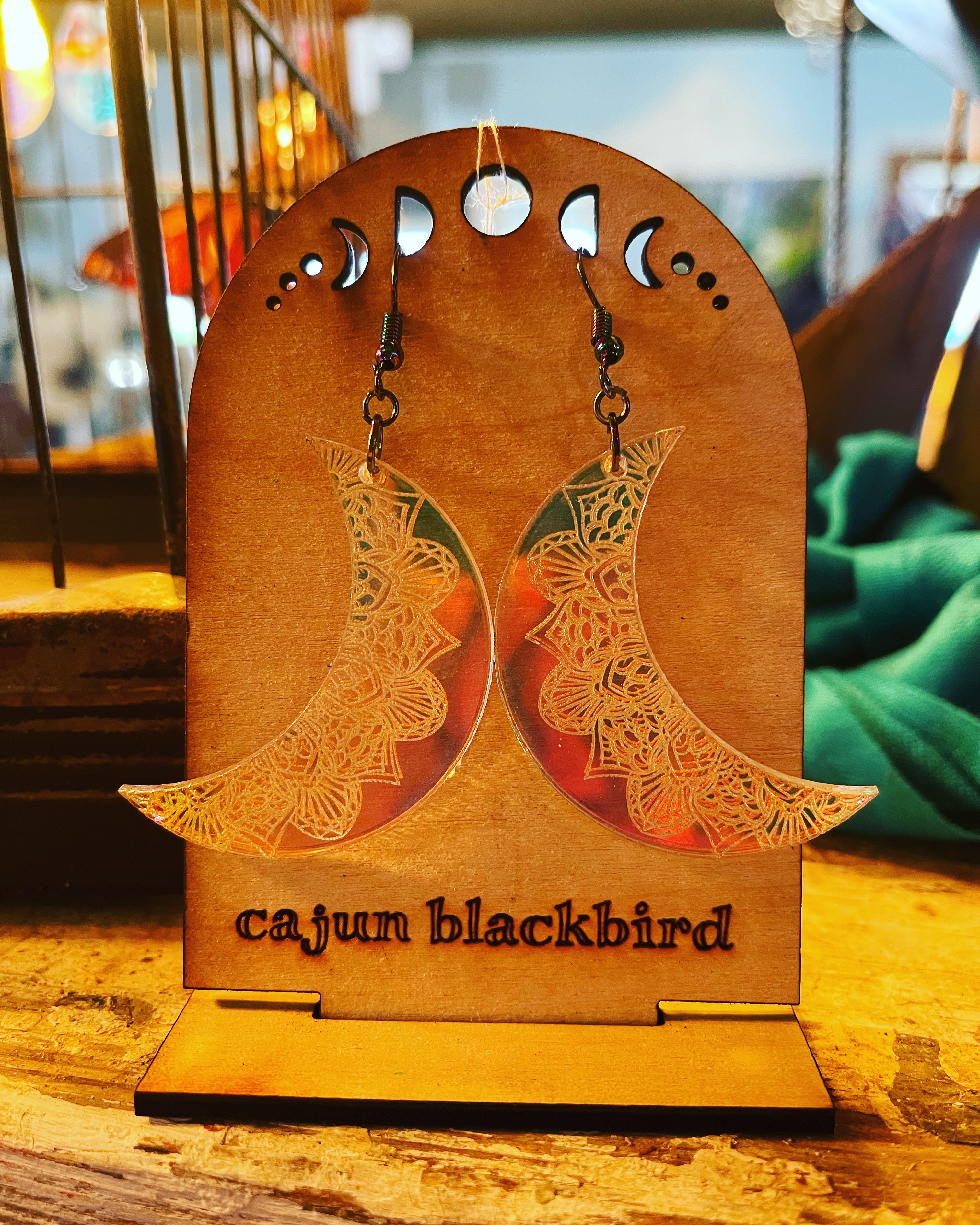 Over the Moon Earrings